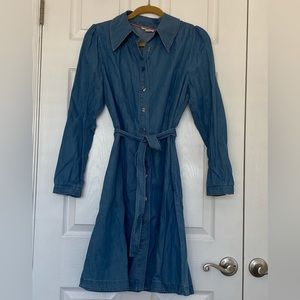 Boden denim dress size 10